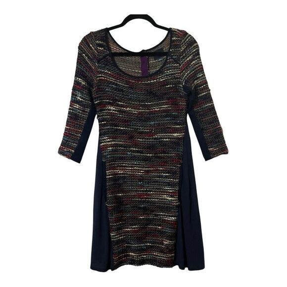Maeve Anthropologie Size Small Boucle Knit Multicolor Dress With Pockets - Picture 1 of 4